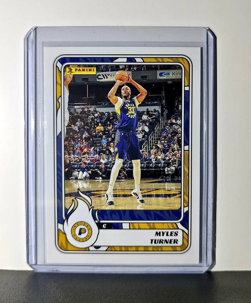 Myles Turner 2024-25 Panini NBA #32 Sticker Card Indiana Pacers