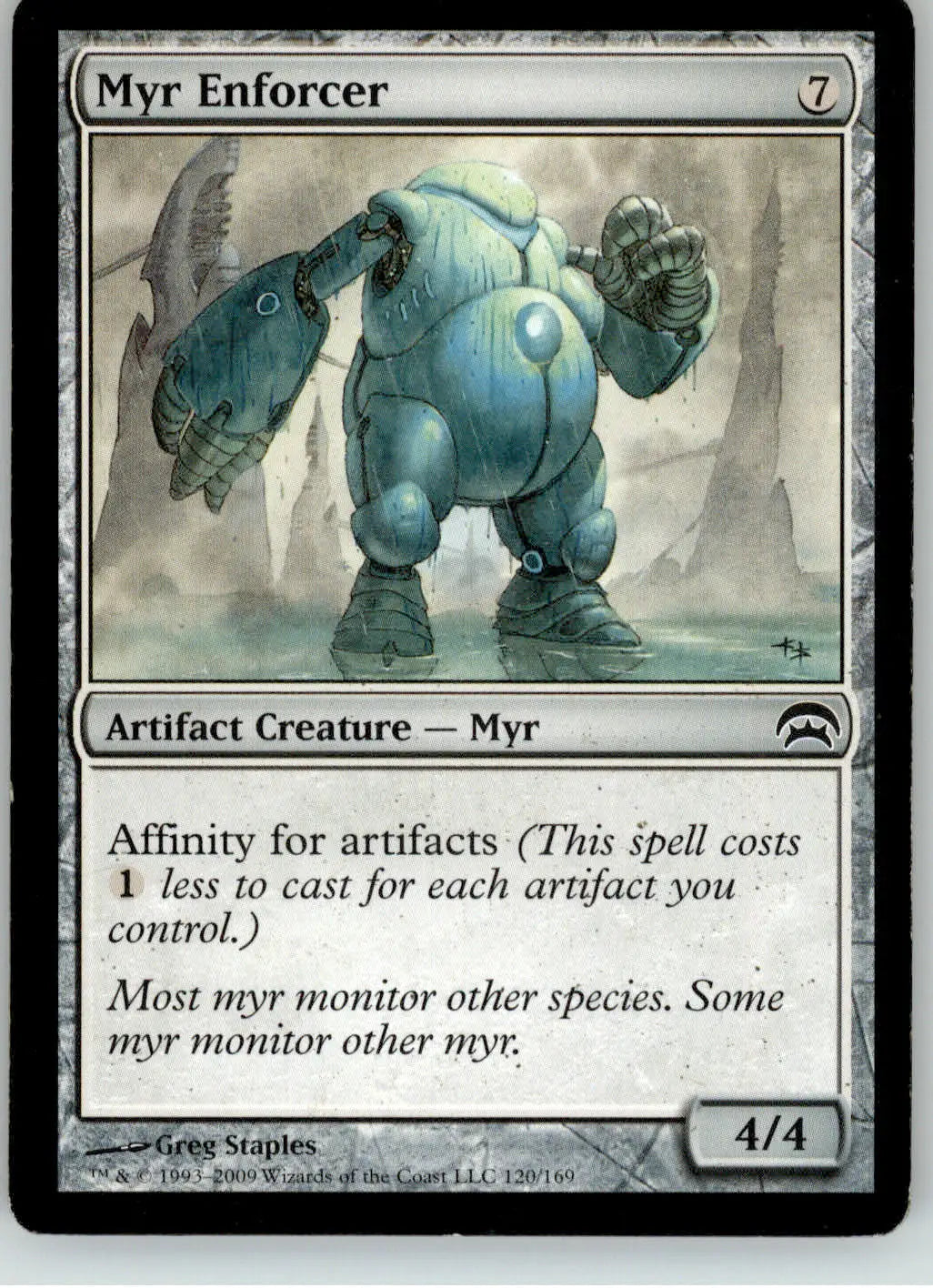 Myr Enforcer - Planechase - 120 - HP Magic: The Gathering - Magic Card Single
