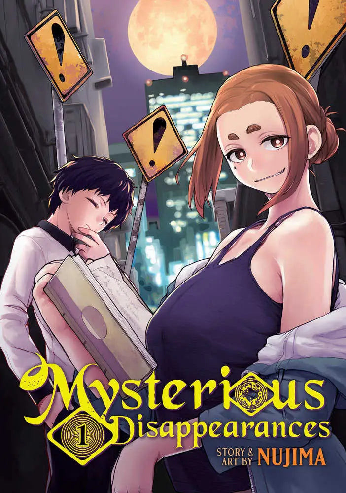 Manga cover art for Mysterious Disappearances Volume 1 featuring urban legends theme