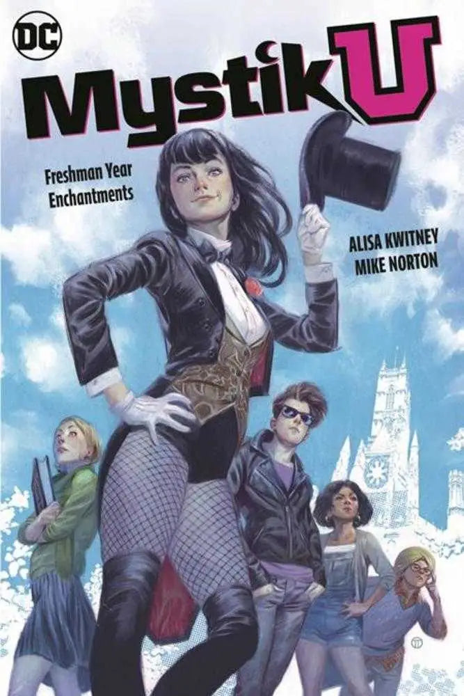 Mystik U Freshman Year Enchantments TP comic book cover showcasing freshman year enchantments