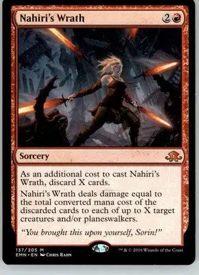Nahiri’s Wrath - Eldritch Moon - 137 - LP Magic: The Gathering - Magic Card Single