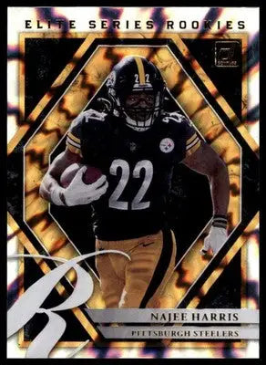 Najee Harris 2021 Donruss Elite Series Rookies #ESR-JHA Pittsburgh Steelers - Football Card Single