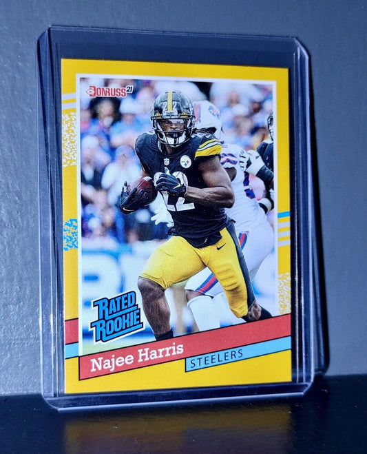Najee Harris 2021 Panini NFL Rated Rookie Retro #11 Rookie Card 1/2231 - Football Card Single