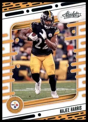 Najee Harris 2024 Panini Absolute Green #89 Pittsburgh Steelers - Football Card Single