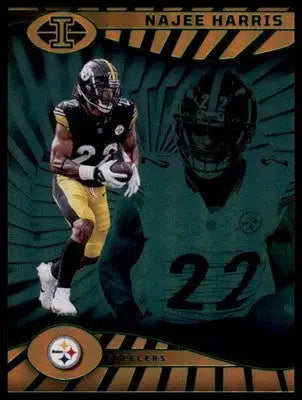 Najee Harris 2024 Panini Illusions Emerald Trophy #75 Pittsburgh Steelers - Football Card Single