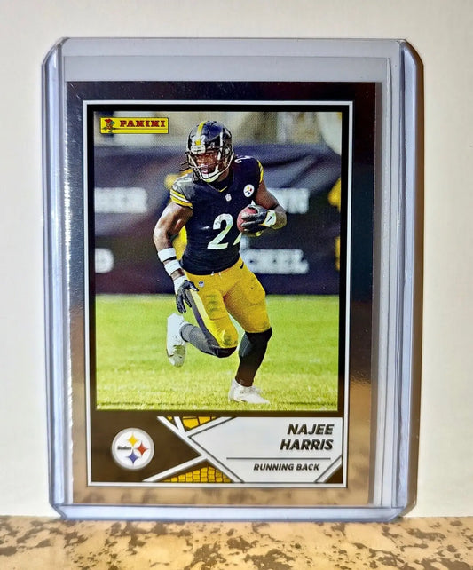 Najee Harris 2024 Panini NFL #13 Silver Foil Sticker Card Pittsburgh Steelers - Football Card Single