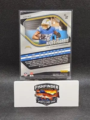 Najee Harris 2025 Panini Prizm #32 No Huddle Disco Prizm Los Angeles Chargers - Football Card Single