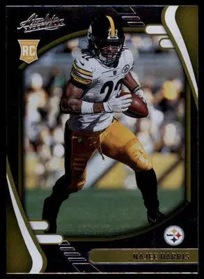 Najee Harris Rookie 2021 Panini Absolute Retail #111 Pittsburgh Steelers - Football Card Single