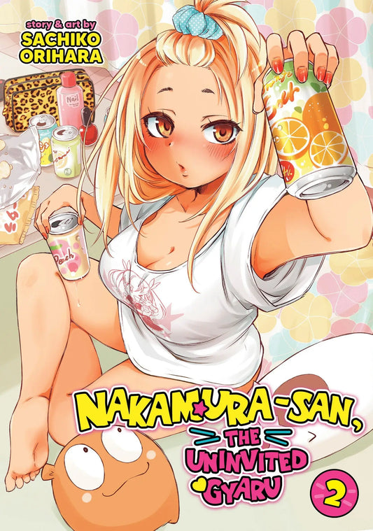 Manga cover art for Nakamura-San The Uninvited Gyaru Volume 2 showing colorful characters