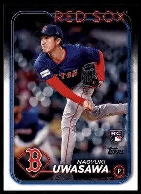 Naoyuki Uwasawa Rookie 2024 Topps Update #US268 Boston Red Sox - Baseball Card Single