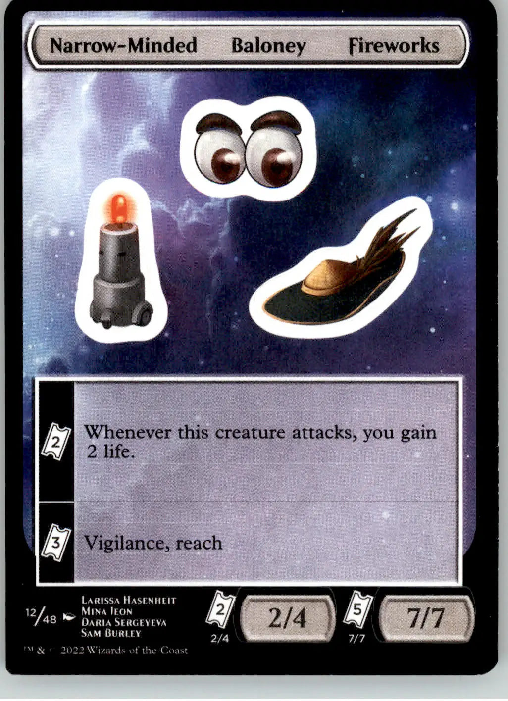 Narrow-Minded Baloney Fireworks - Unfinity - 12 - NM Magic: The Gathering