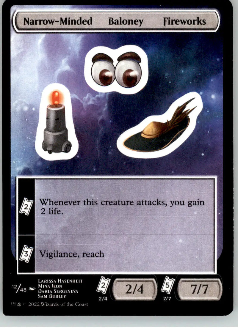 Narrow-Minded Baloney Fireworks - Unfinity - 12 - NM Magic: The Gathering