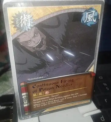 Naruto Continuous Firing of Poison Needles 478 Rare Rainbow Letters Fateful - Non-Sports Card Single