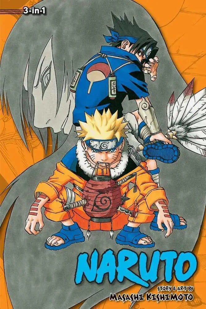 Naruto Vol 22 Comrades manga cover featuring Naruto, Sasuke, and Orochimaru ninja comic