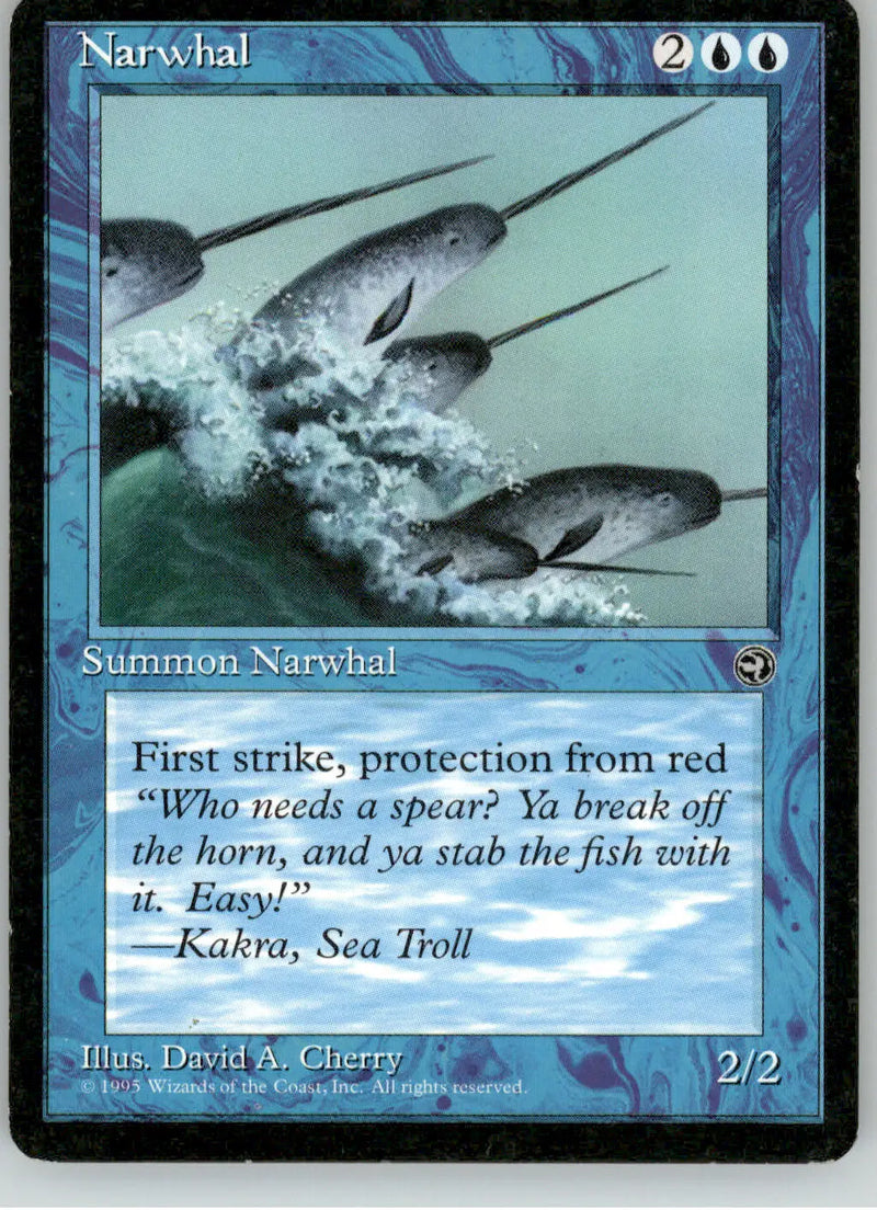 Narwhal - Homelands - HP Magic: The Gathering - Magic Card Single