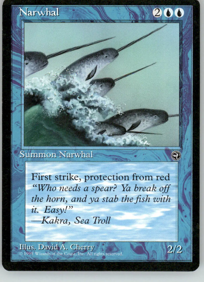 Narwhal - Homelands - LP Magic: The Gathering - Magic Card Single