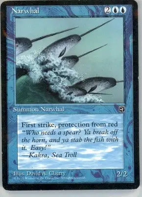Narwhal - Homelands - Normal HP - Magic Card Single