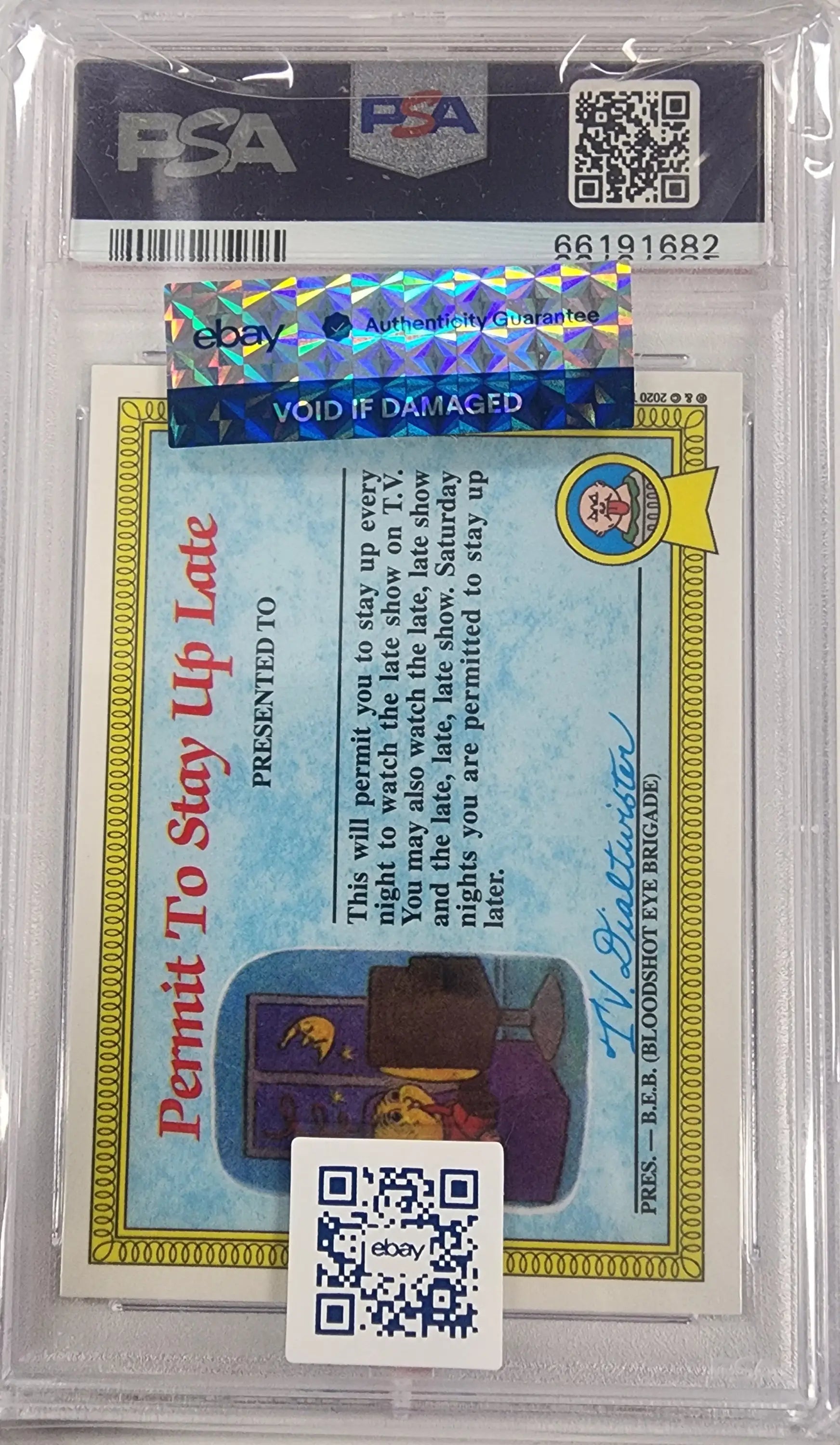 Nasty Nick 2020 Topps Garbage Pail Kids Sapphire #1a PSA 10 Gem Mint 1682 - Non-Sports Card Single