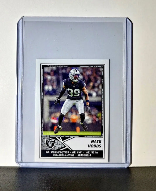 Nate Hobbs 2024 Panini NFL Sticker #278 Las Vegas Raiders - Football Card Single