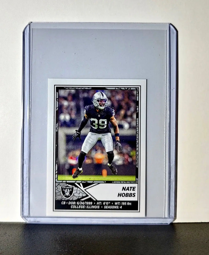 Nate Hobbs 2024 Panini NFL Sticker #278 Las Vegas Raiders