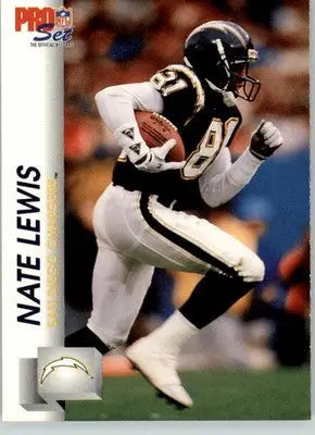 Nate Lewis - 1992 Pro Set - #638 - Football - Football Card Single