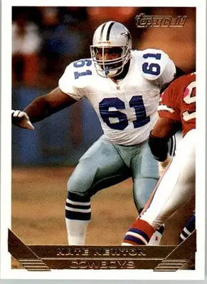 Nate Newton - 1993 Topps - #302 - Gold Football - Football Card Single