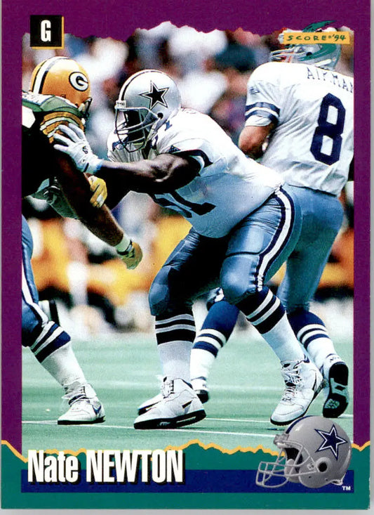 Nate Newton - 1994 Score - #200 - Football - Football Card Single