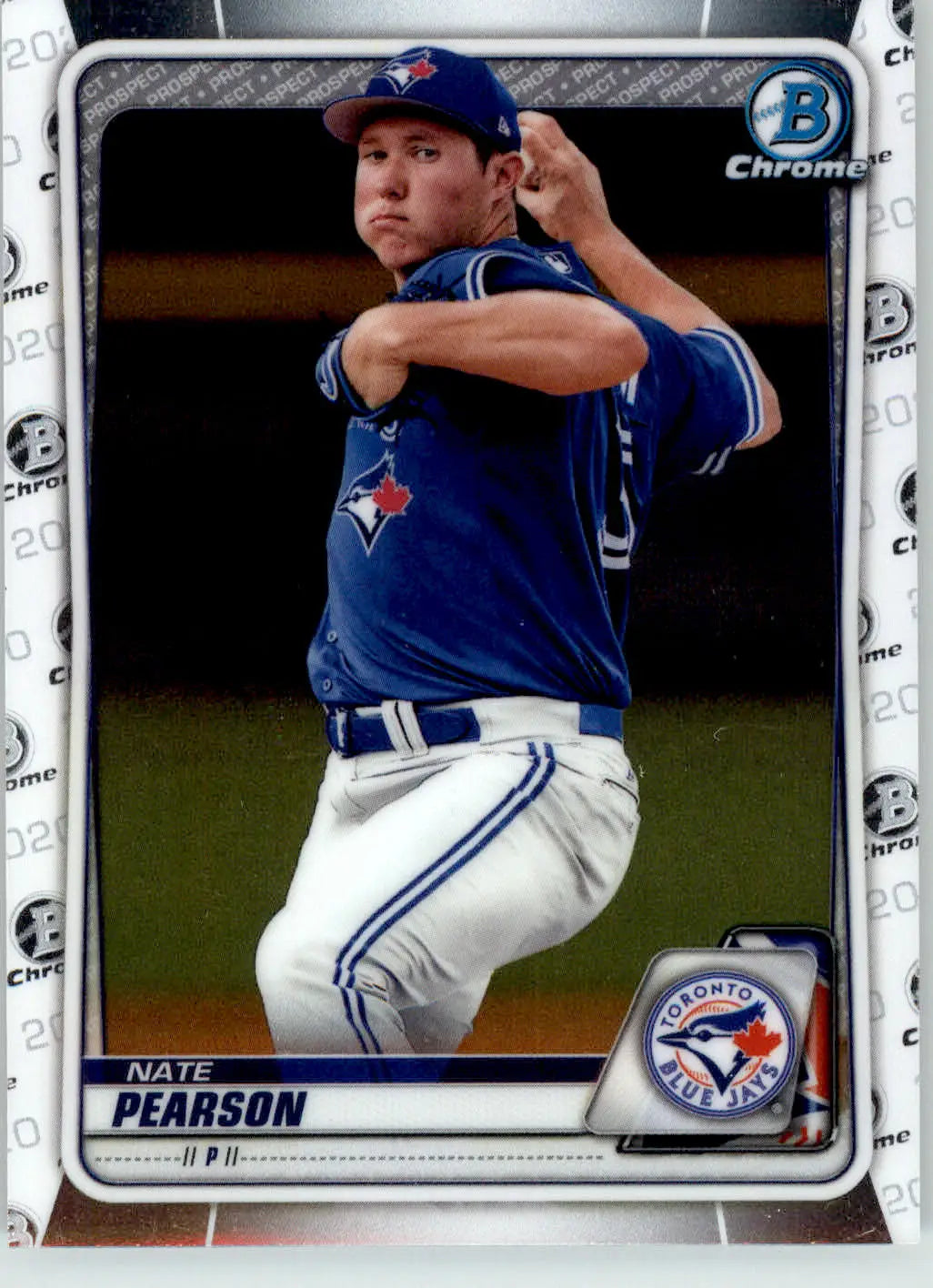 Nate Pearson - 2020 Bowman - #BCP-124 - Chrome Prospects Baseball - Baseball Card Single
