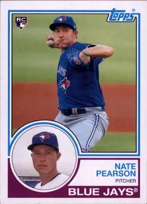 Nate Pearson Rookie 2021 Topps Archives #146 Toronto Blue Jays - Baseball Card Single