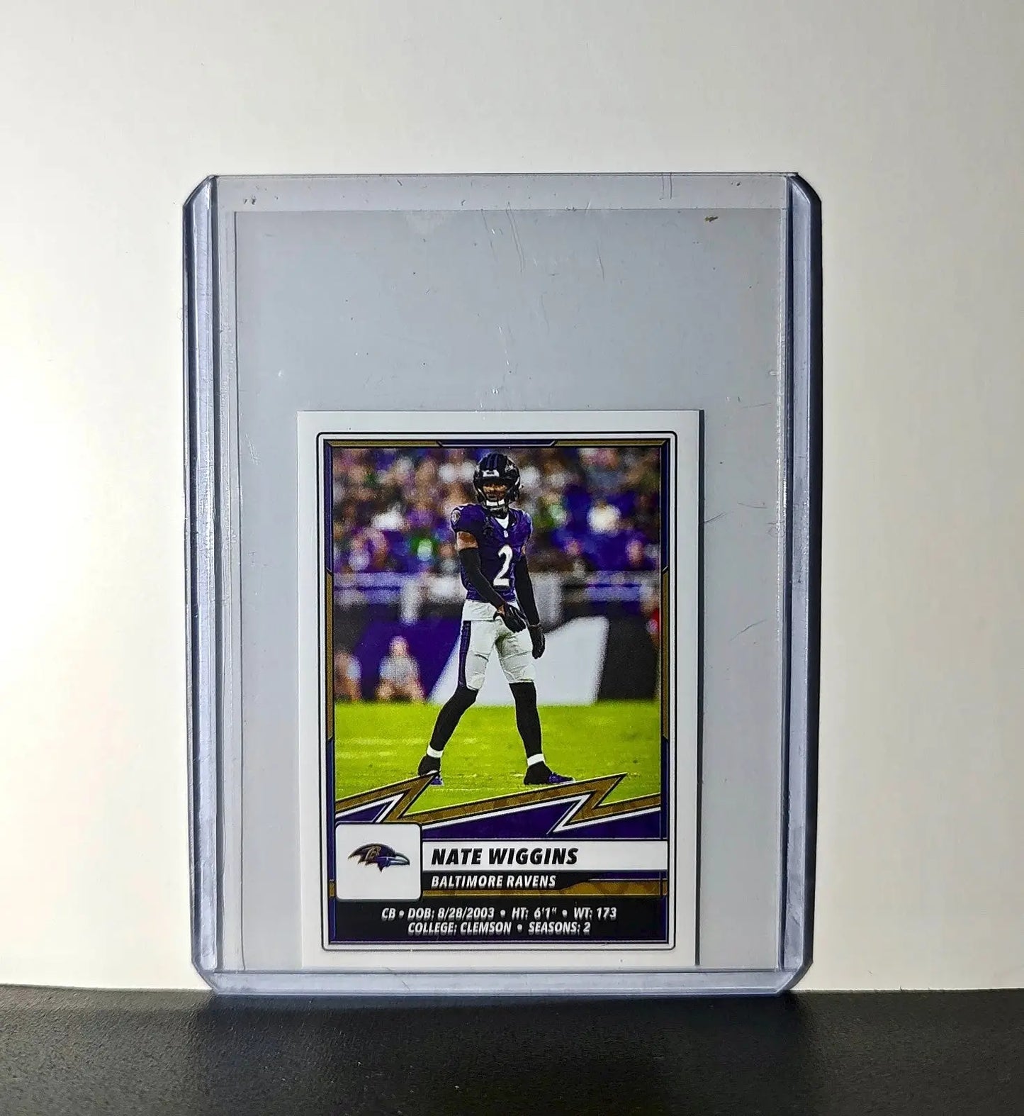 Nate Wiggins 2025 Panini NFL #115 Sticker Baltimore Ravens - Football Card Single