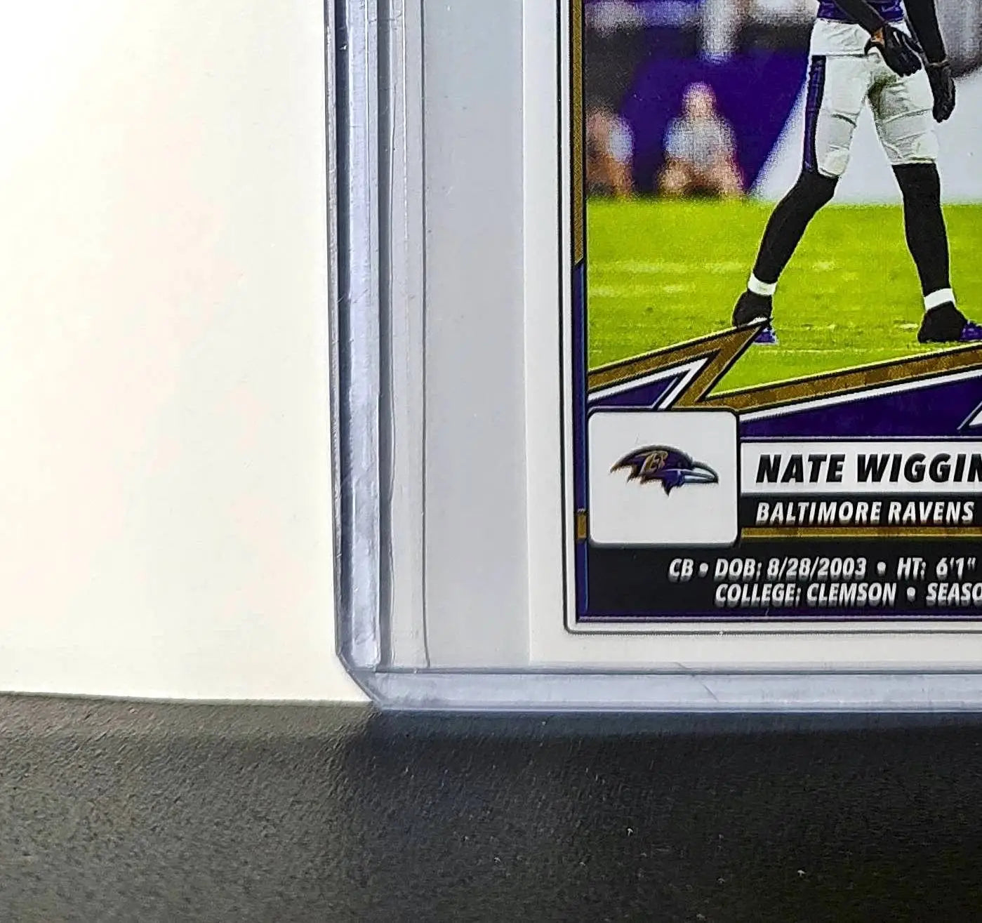 Nate Wiggins 2025 Panini NFL #115 Sticker Baltimore Ravens - Football Card Single