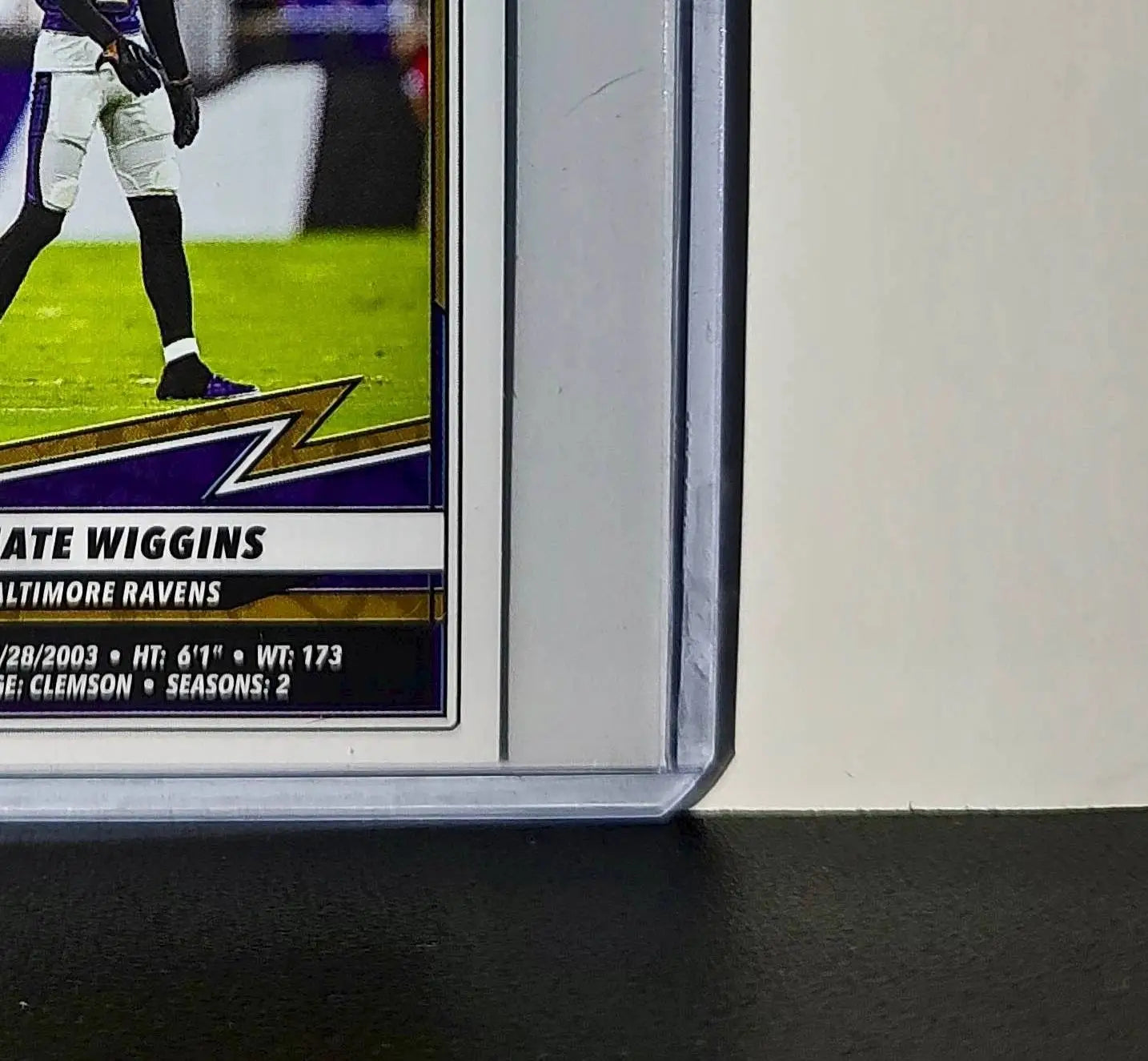Nate Wiggins 2025 Panini NFL #115 Sticker Baltimore Ravens - Football Card Single