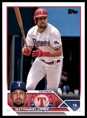 Nathaniel Lowe 2023 Topps #124 Texas Rangers - Baseball Card Single
