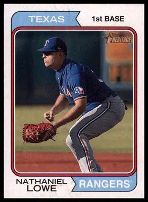 Nathaniel Lowe 2023 Topps Heritage #104 Texas Rangers - Baseball Card Single