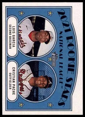 National League 2021 Rookie Stars Garcia Pache Rookie Topps Heritage #109 - Baseball Card Single