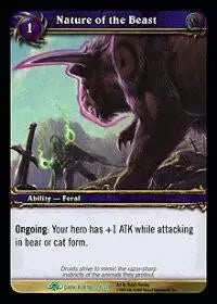 Nature of the Beast - Dark Portal - 24 - NM World of Warcraft - TCG Card Single