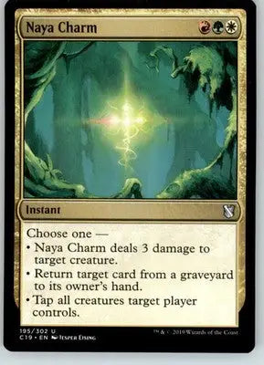 Naya Charm - Commander 2019 - LP - #195 - Magic Card Single