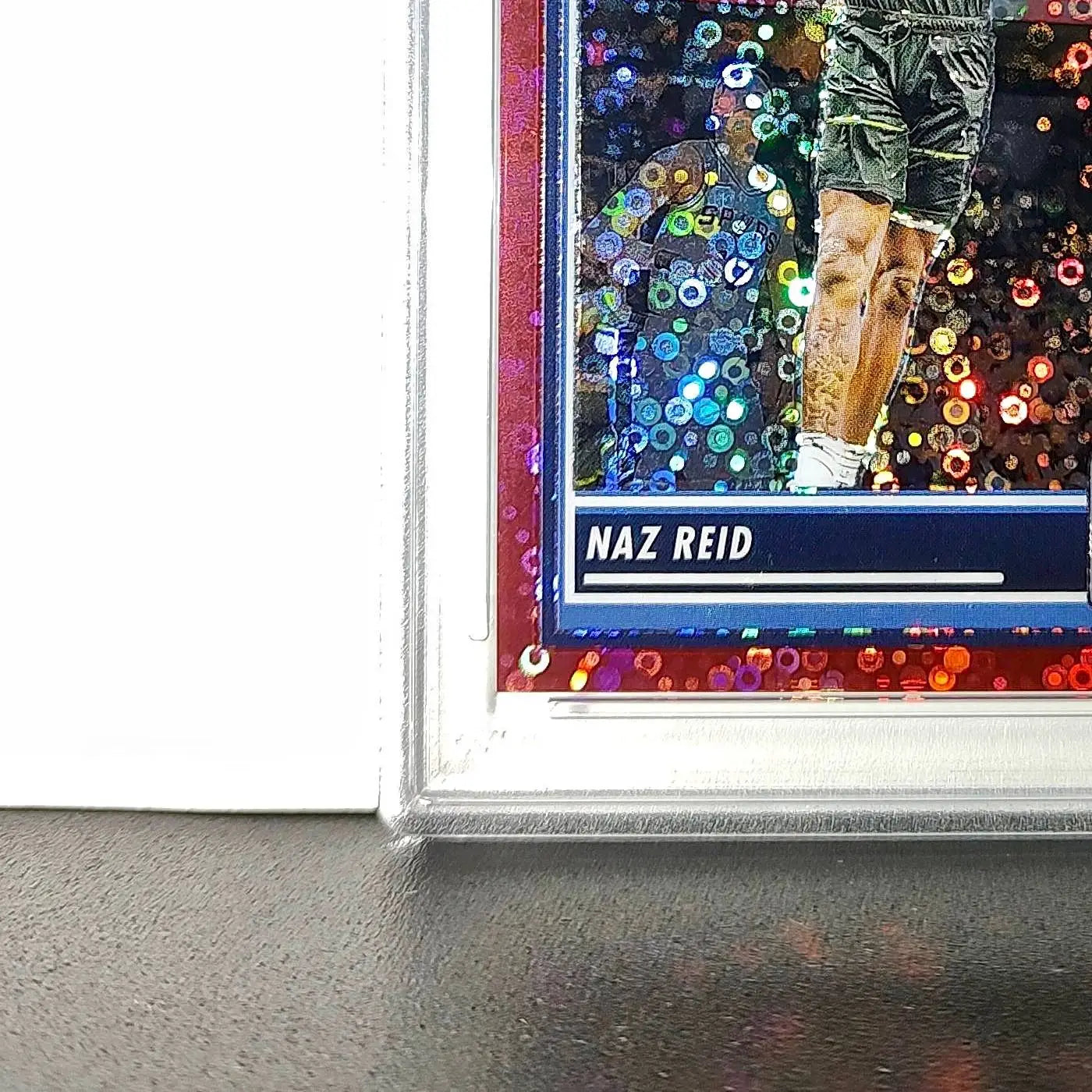 Naz Reid 2023 Panini Hoops Premium #221 59/149 Red Disco Prizm PSA 10 Gem Mint