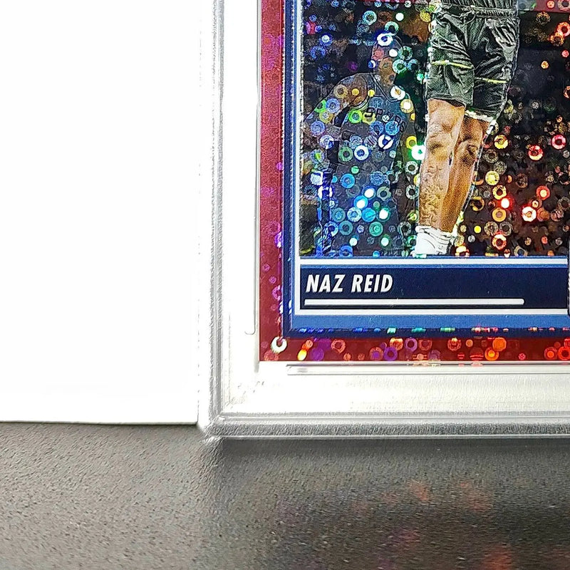 Naz Reid 2023 Panini Hoops Premium #221 59/149 Red Disco Prizm PSA 10 Gem Mint