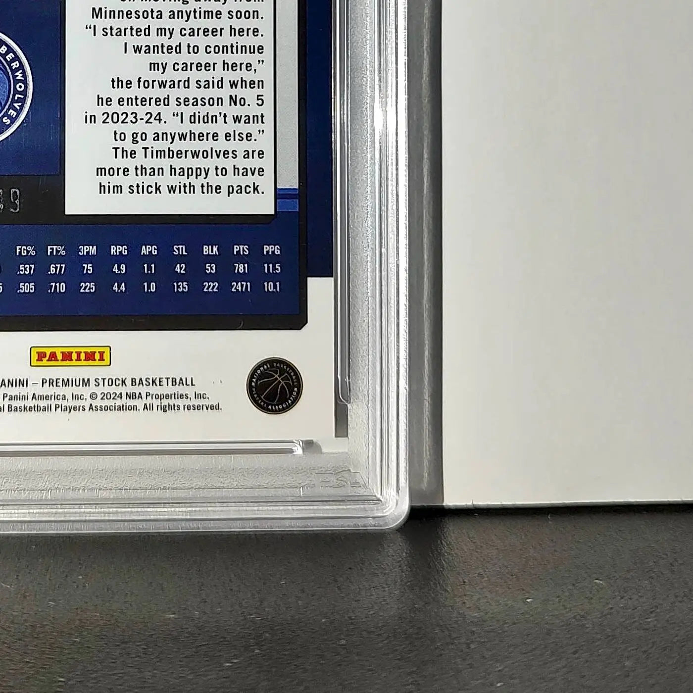 Naz Reid 2023 Panini Hoops Premium #221 59/149 Red Disco Prizm PSA 10 Gem Mint