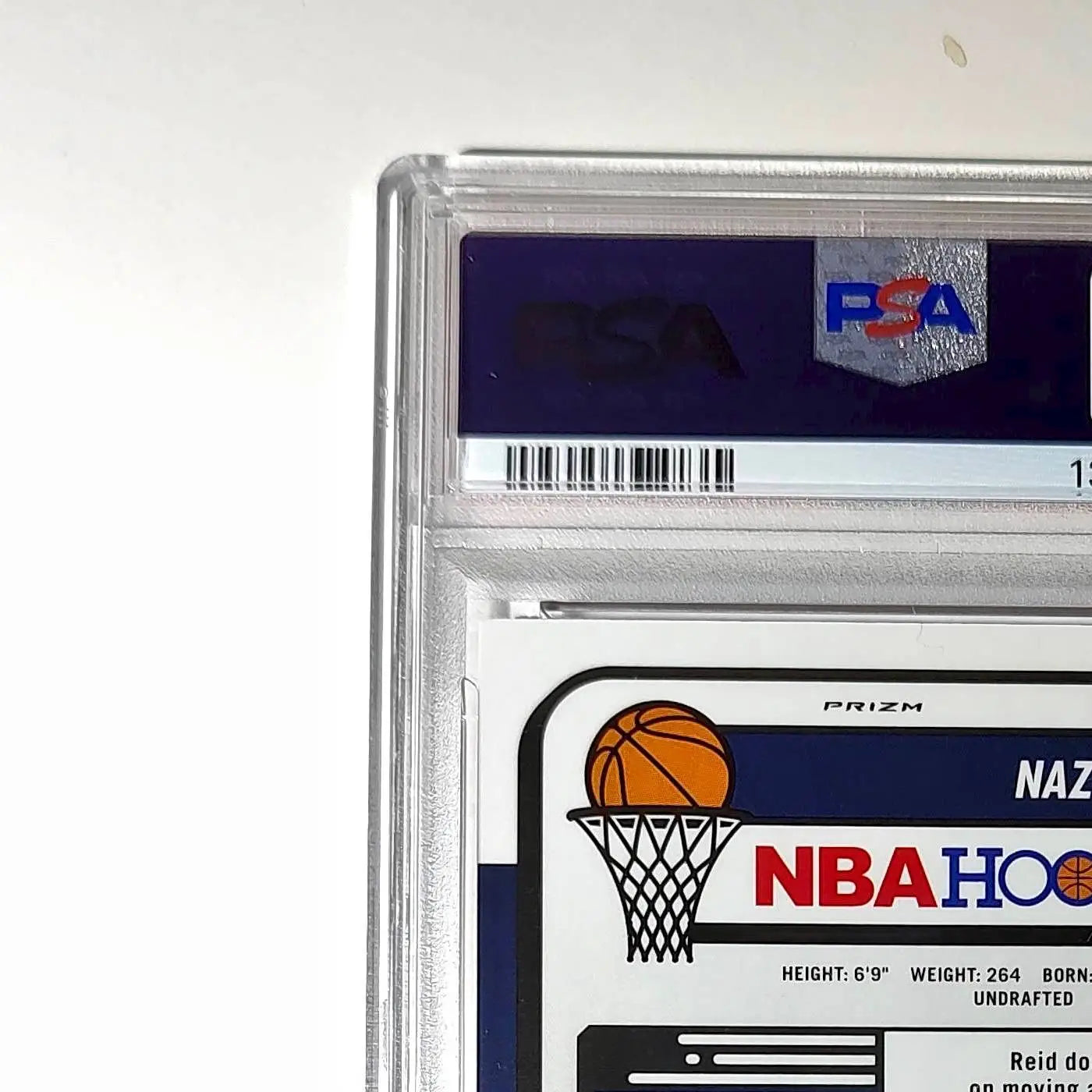 Naz Reid 2023 Panini Hoops Premium #221 59/149 Red Disco Prizm PSA 10 Gem Mint