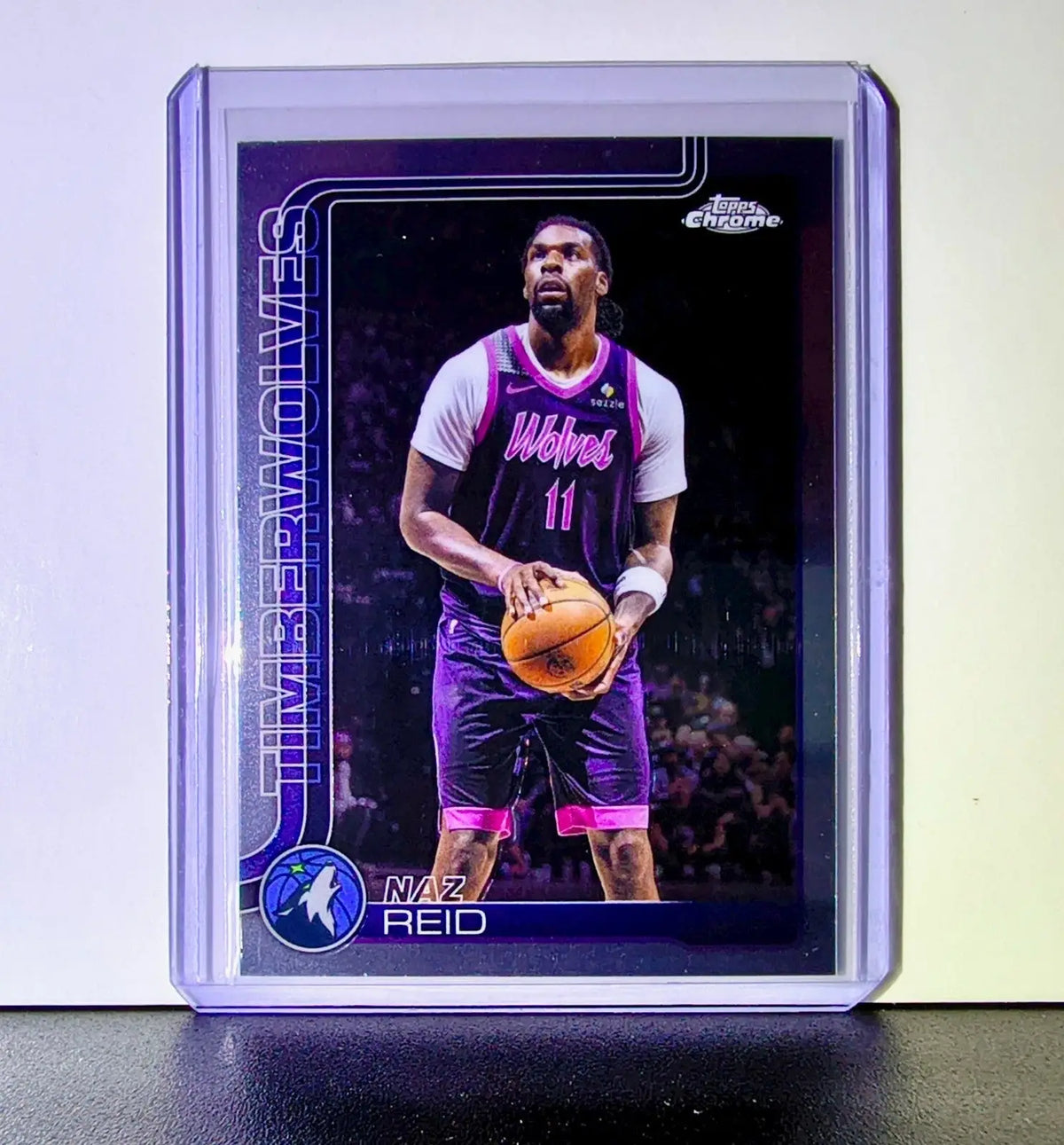 Naz Reid 2025-26 NBA Topps Chrome Update #71 Basketball Card Timberwolves - Basketball Card Single
