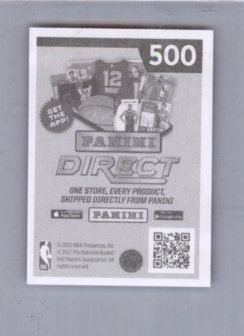 NBA Logo - 2021-22 Panini NBA Sticker & Card Collection - #500 - Basketball