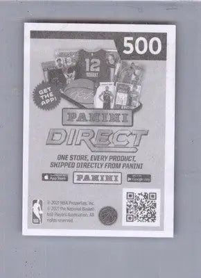 NBA Logo - 2021-22 Panini NBA Sticker & Card Collection - #500 - Basketball - Basketball Card Single