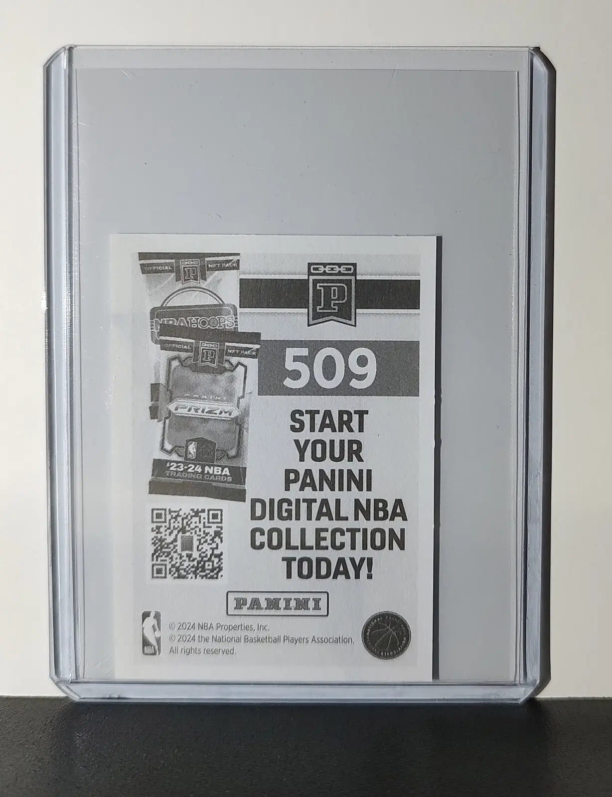 NBA Logo 2024-25 Panini NBA #509 Sticker Card - Basketball Card Single