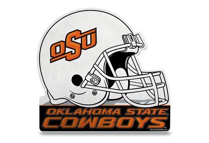 Oklahoma State Cowboys football helmet on NCAA felt pennant for sports fans and collectors