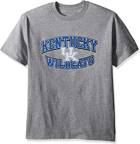Gray Kentucky Wildcats champ short sleeve T-shirt for men, NCAA college apparel