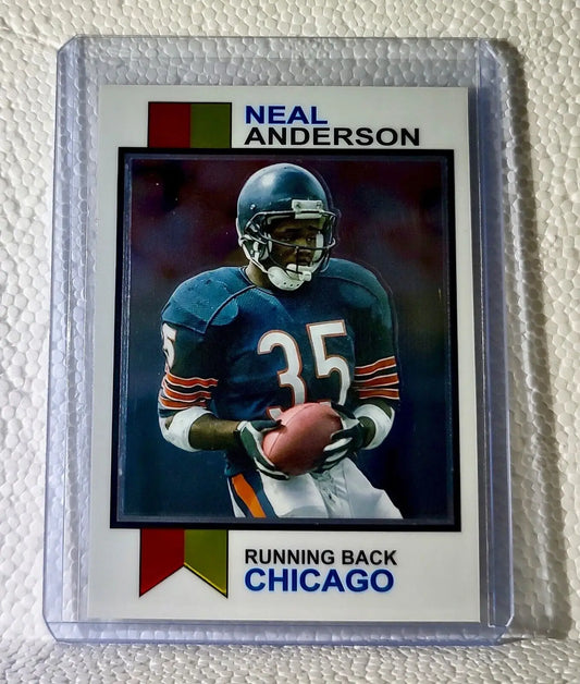 Neal Anderson 2023 Topps 1973 NFL #1973-6 Football Card Chicago Bears - Football Card Single