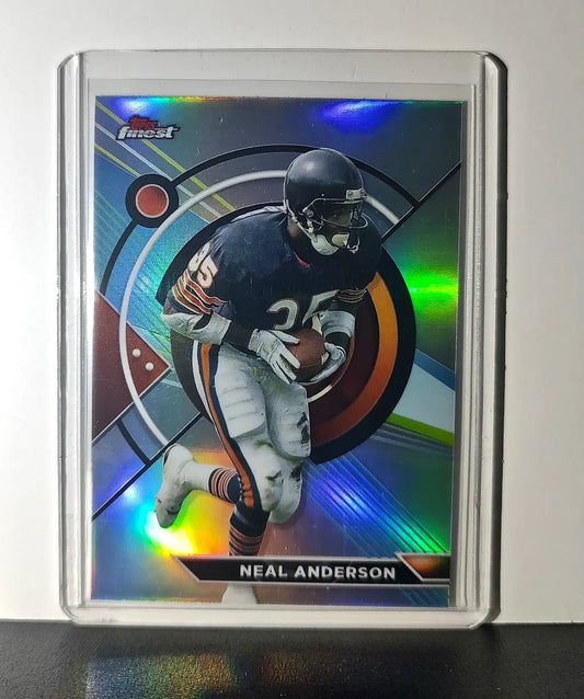 Neal Anderson Refractor 2023 Topps Finest NFL #160 Card Chicago Bears - Football Card Single