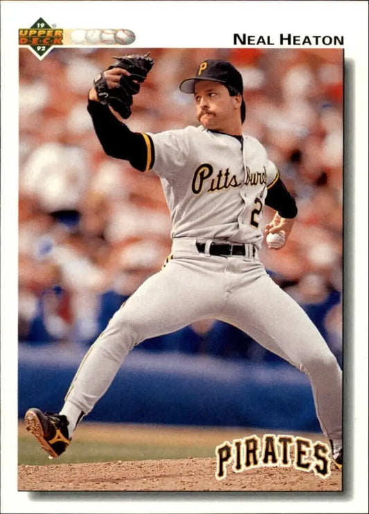 Neal Heaton 1992 Upper Deck MLB #417 Baseball Card Pittsburgh Pirates - Baseball Card Single